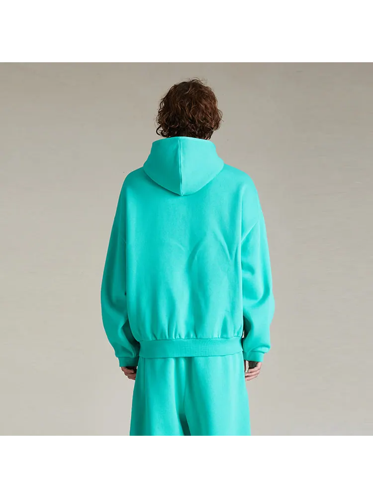 Худи Fear of God Essentials Pullover Hoodie 'Mint Leaf' — изображение 4 из 5, зеленый