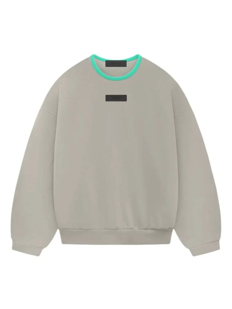 Топ Fear of God Essentials SS24 Crewneck Sweatshirt 'Seal' — изображение 1 из 2, серый