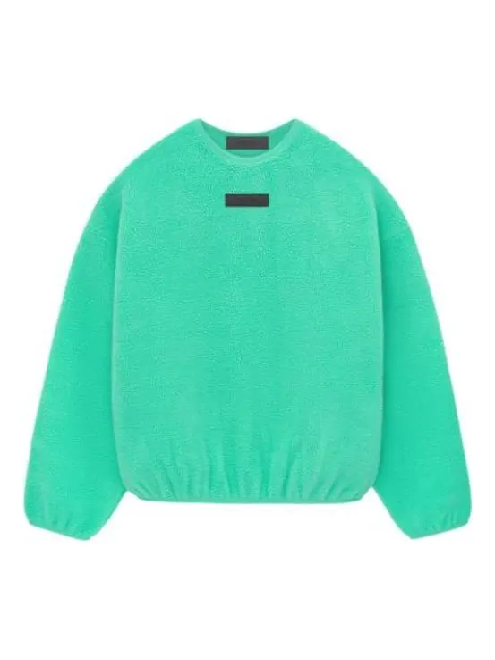 Свитшот из флиса Fear of God Essentials SS24 — изображение 1 из 2, мятный
