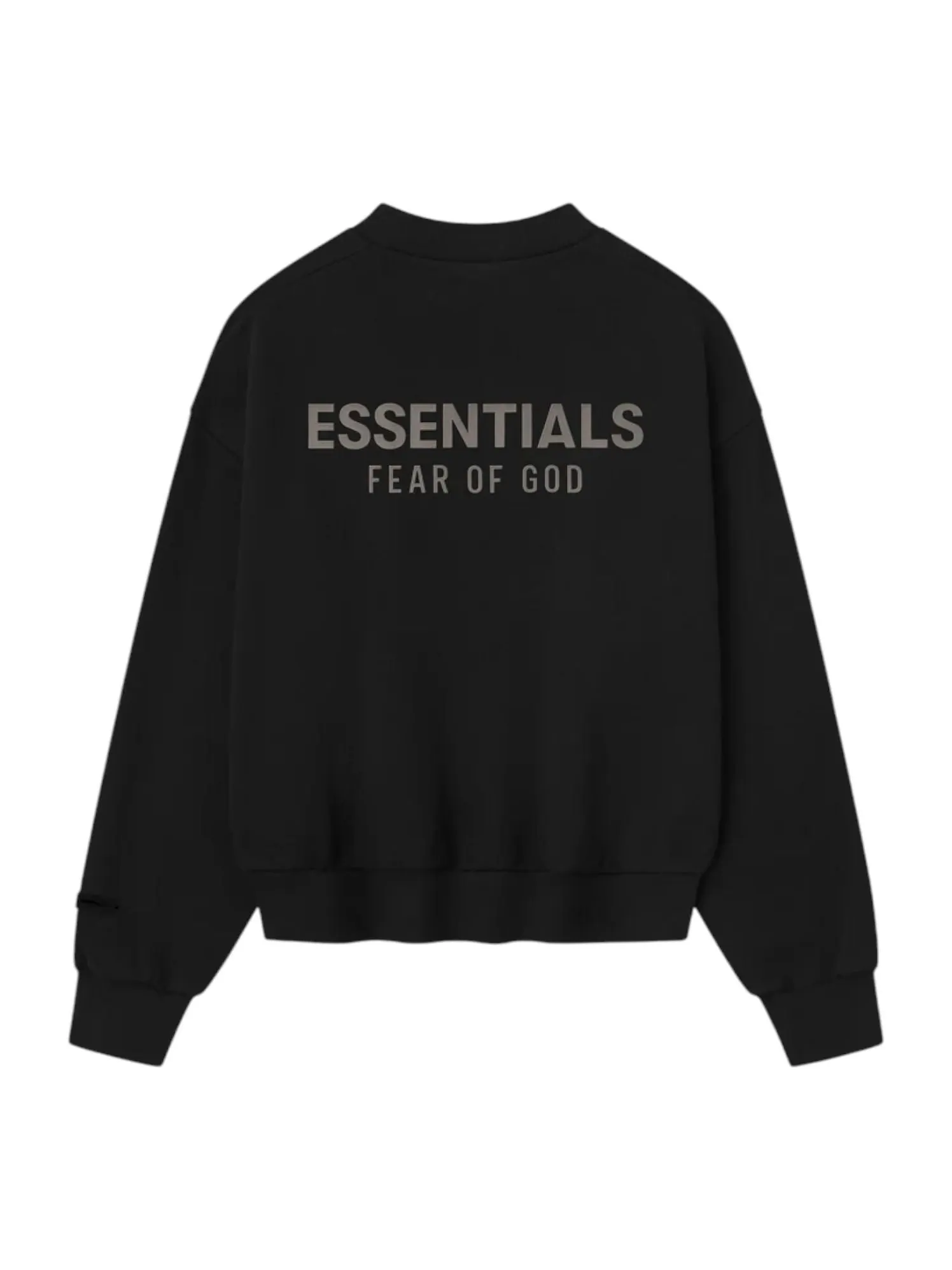 Классическая толстовка с круглым вырезом Fear of God Essentials — изображение 2 из 2, черный