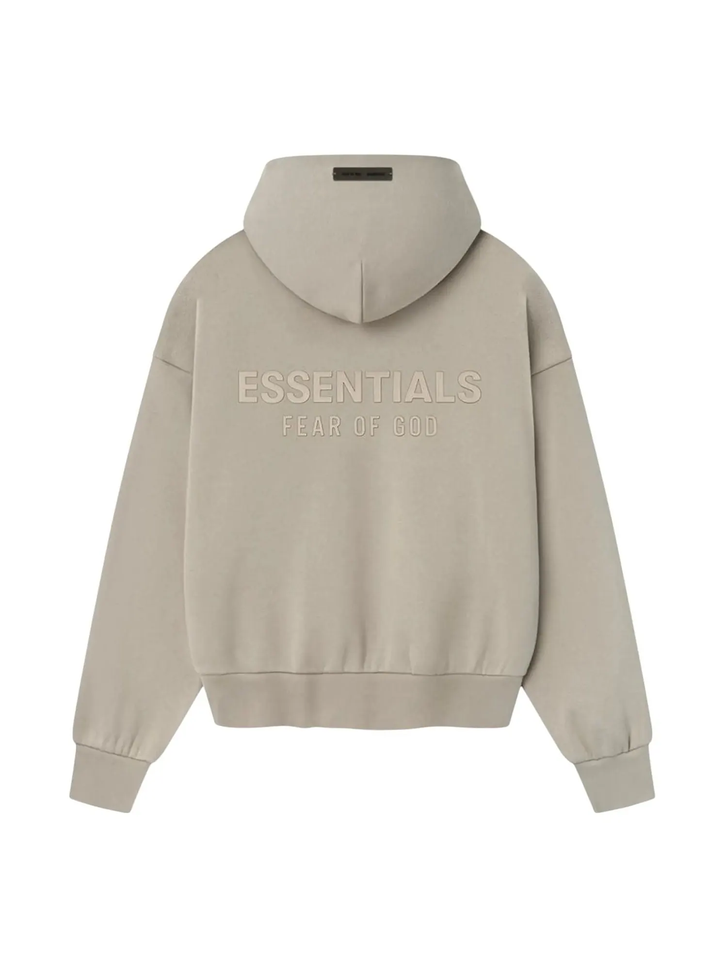 Худи Fear of God Essentials Classic Fleece Hoodie 'Timber' — изображение 2 из 2, бежевый