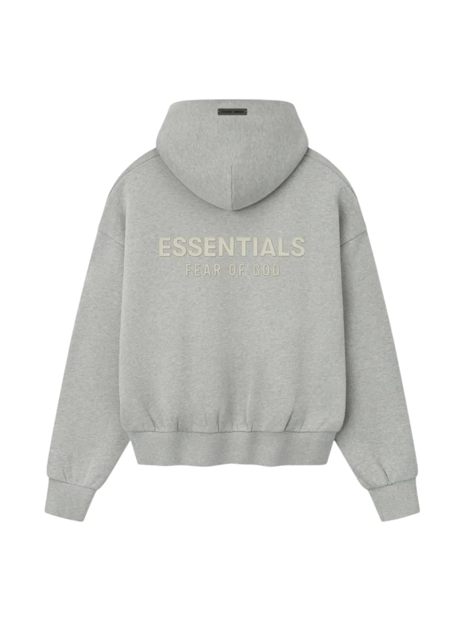Худи Fear of God Essentials Classic Fleece Hoodie 'Concrete Heather' — изображение 2 из 2, серый
