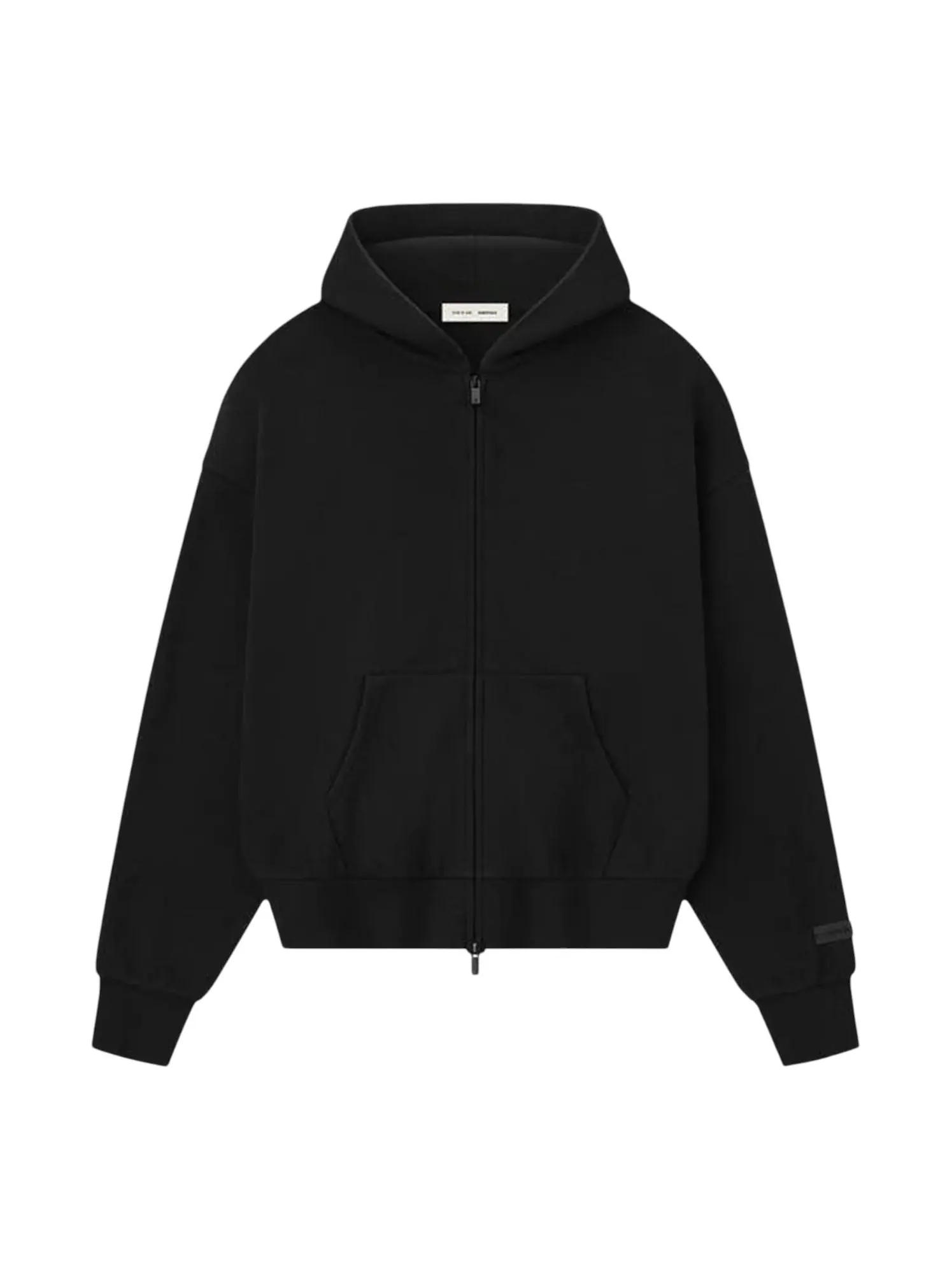 Толстовка на молнии Fear of God Essentials Classic Full Zip Hoodie — изображение 1 из 2, черный