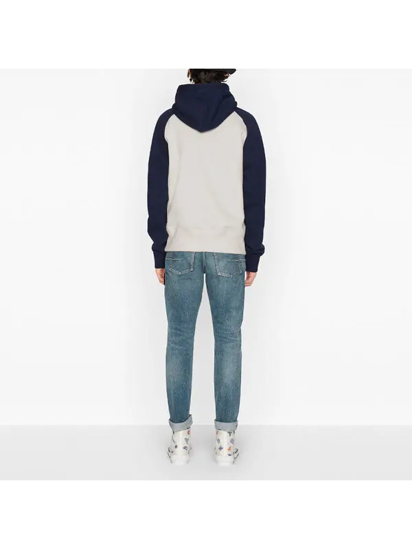 Толстовка x peter doig fw21 logo long-sleeved men's grey Dior — изображение 4 из 4, белый