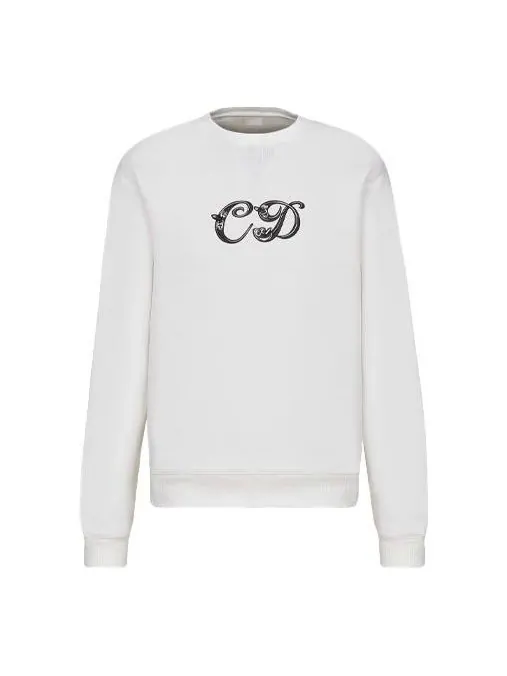 Свитер Dior x Kenny Scharf CD Embroidery Crew 'White' — изображение 1 из 5, белый