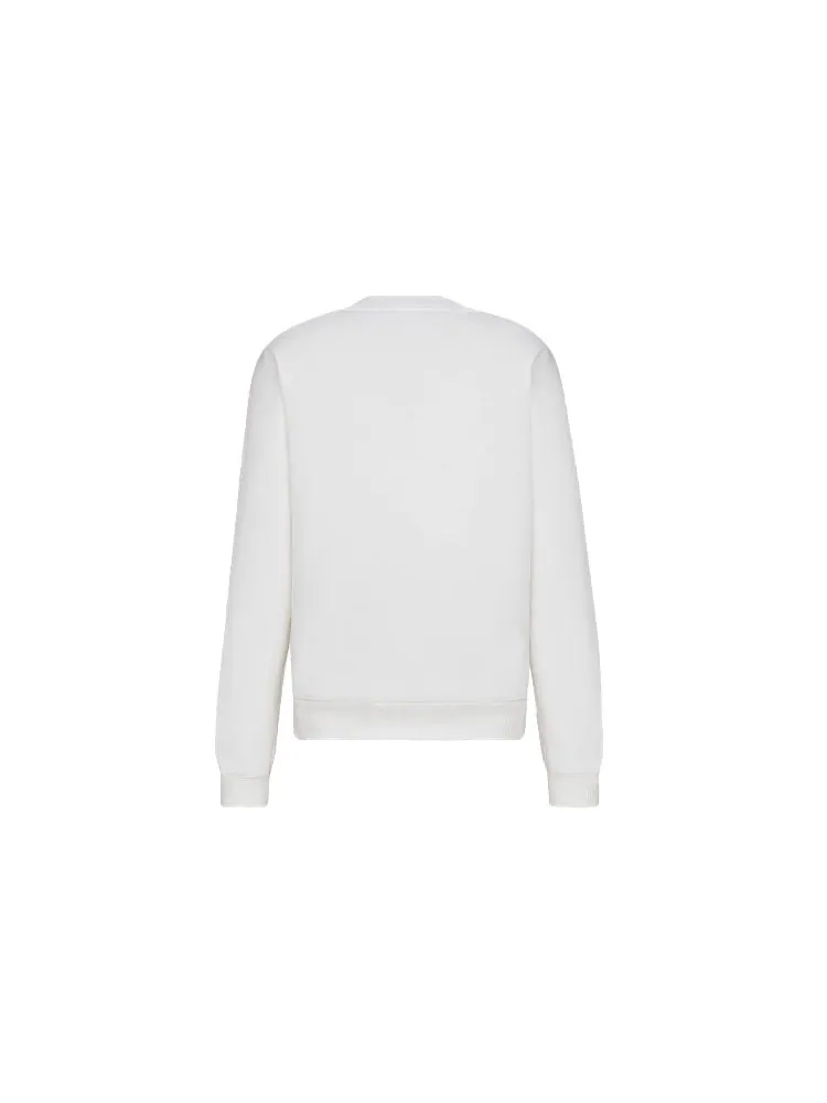 Свитер Dior x Kenny Scharf CD Embroidery Crew 'White' — изображение 2 из 5, белый