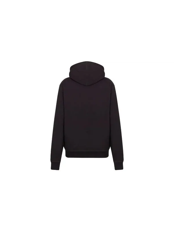 Толстовка men's x kenny fw21 crossover logo pattern loose black Dior — изображение 2 из 3, черный