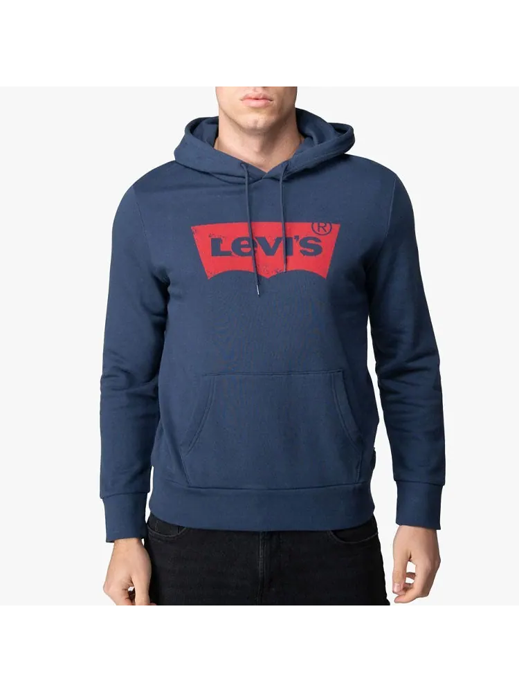 Худи Levi's Graphic Hoodie 'Blue' — изображение 3 из 4, синий
