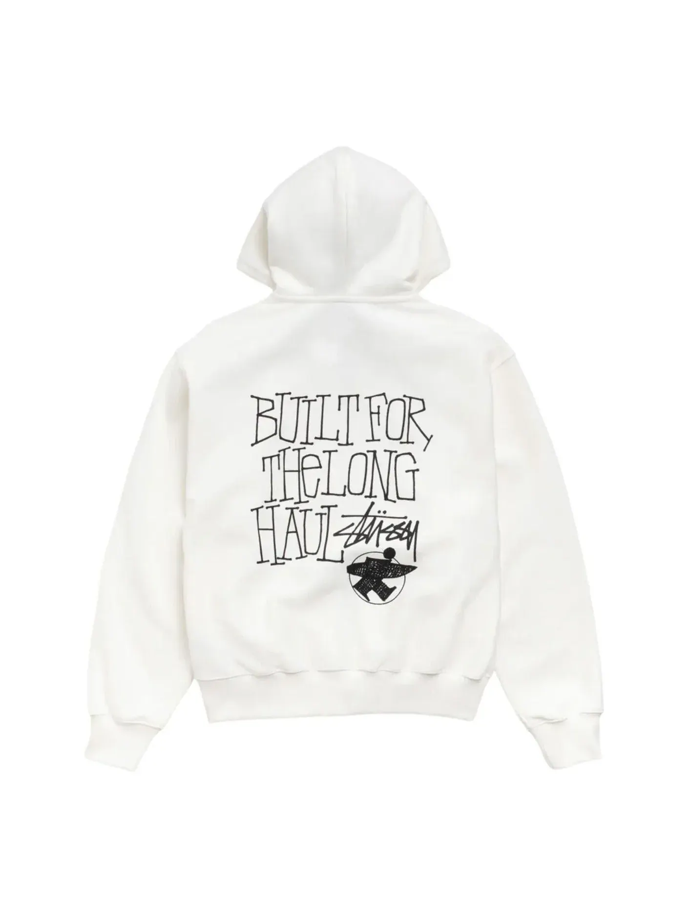 Толстовка Stussy Long Haul на молнии — изображение 1 из 2, белый