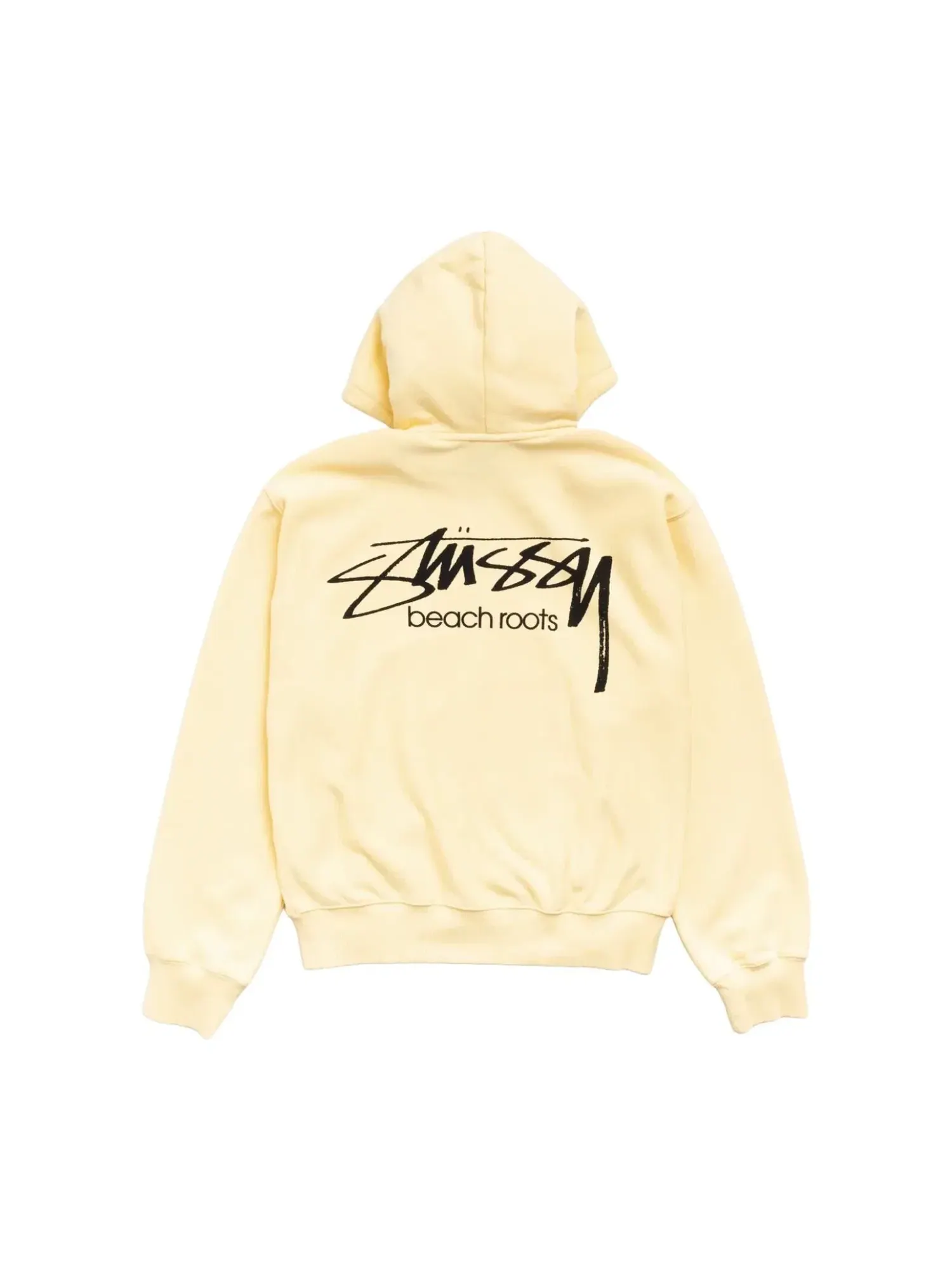 Мужское худи с капюшоном Stussy Beach Roots Zip Hoodie Garment Dyed — изображение 2 из 2, золото