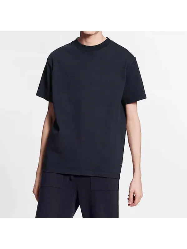 Футболка lv inside out vintage loose for men navy Louis Vuitton — изображение 4 из 4, темно-синий