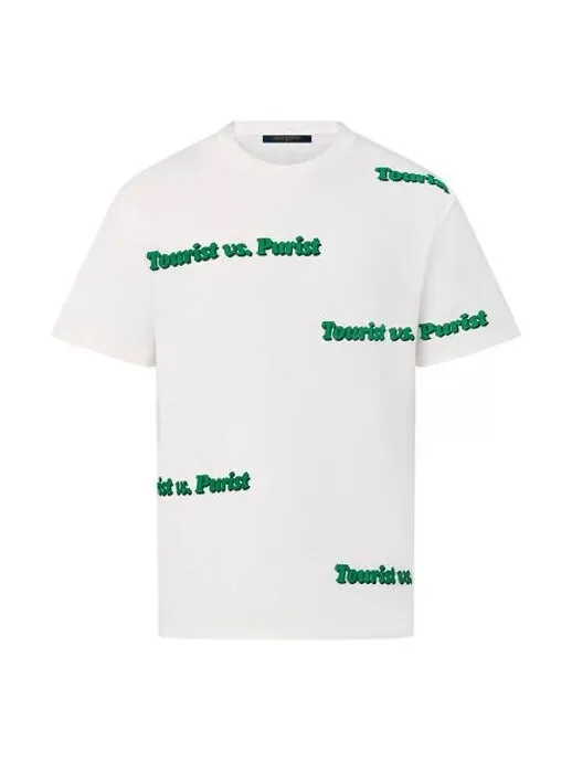 Футболка fw21 tourist vspurist short sleeve men's white Louis Vuitton — изображение 1 из 4, белый