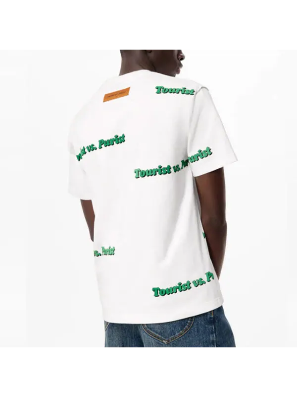 Футболка fw21 tourist vspurist short sleeve men's white Louis Vuitton — изображение 4 из 4, белый