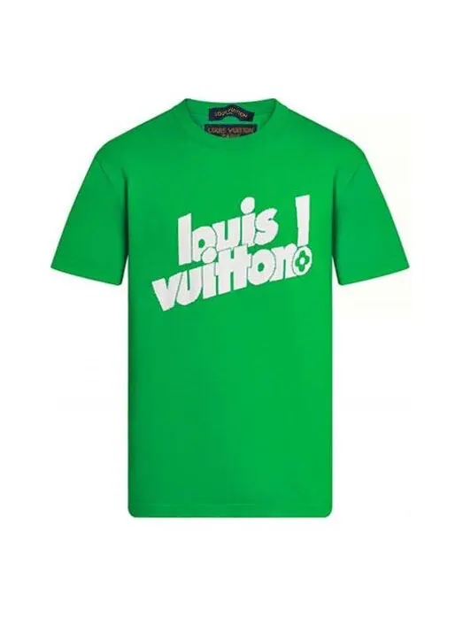 Футболка Louis Vuitton Neon Monogram — изображение 2 из 4, зеленый