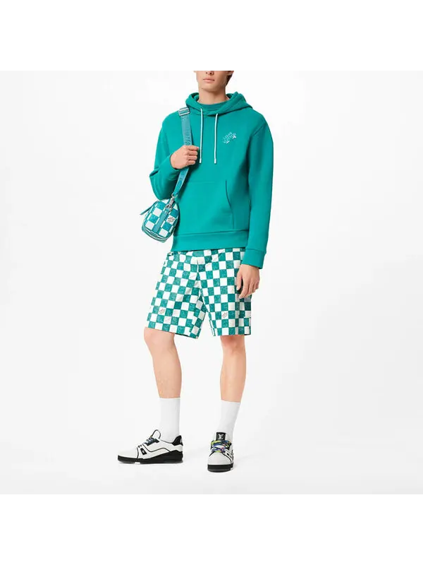 Толстовка men's fw21 embroidered iconic green Louis Vuitton — изображение 2 из 4, зеленый