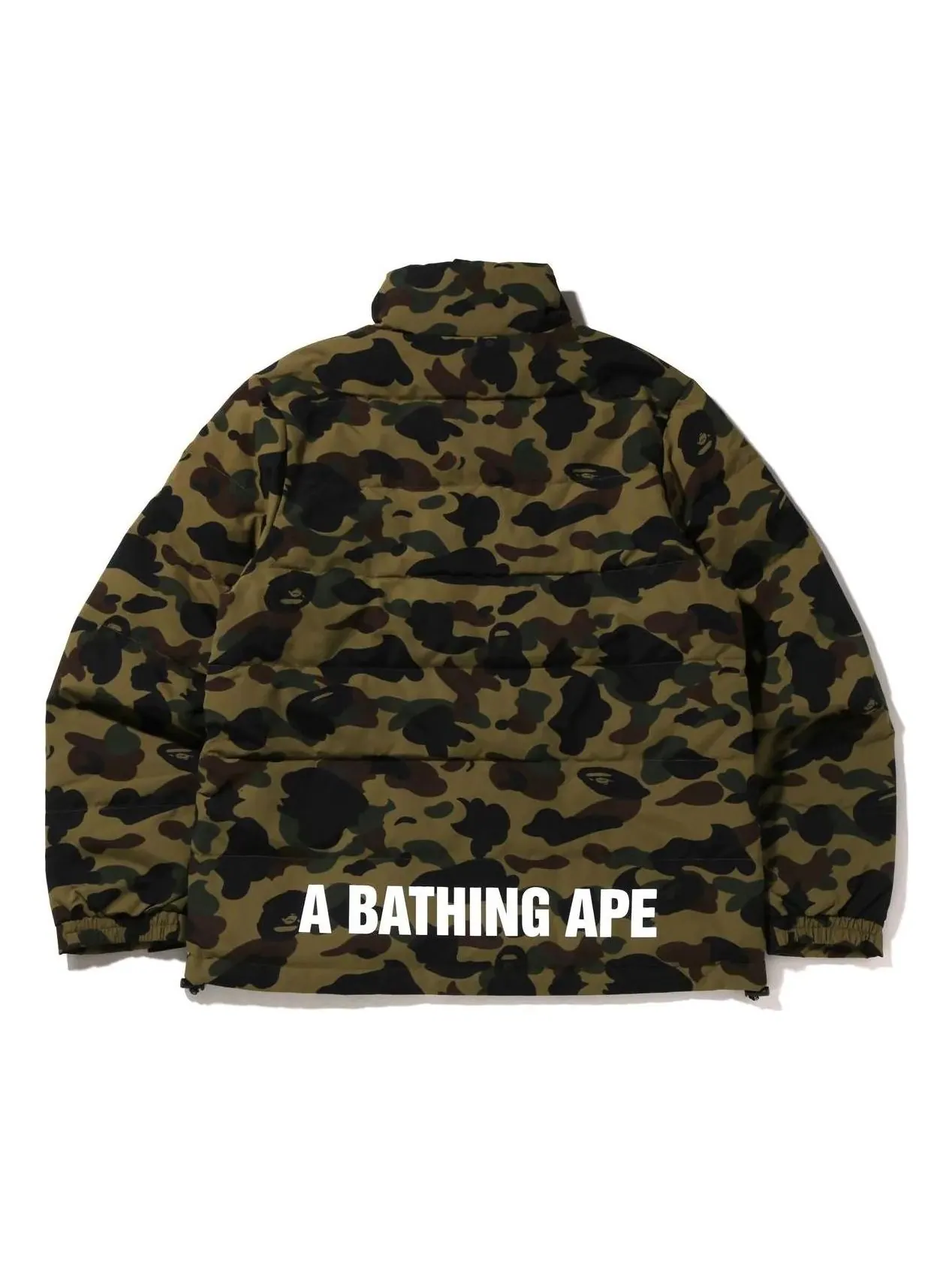 Пуховая куртка A Bathing Ape FW22 1ST в камуфляжной расцветке — изображение 2 из 2, зеленый