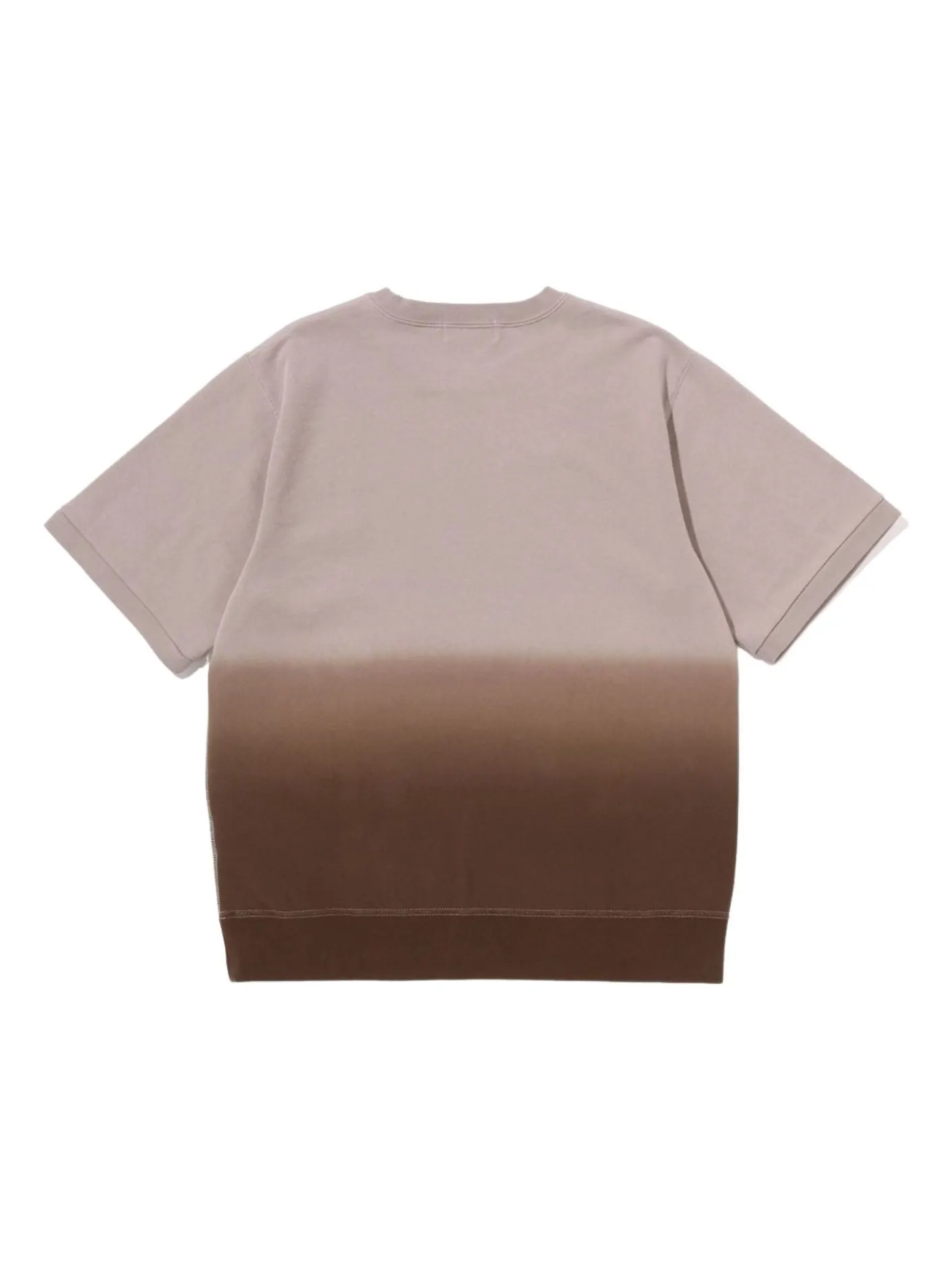 Свитшот с круглым вырезом A Bathing Ape College Gradation S/S — изображение 2 из 2, коричневый