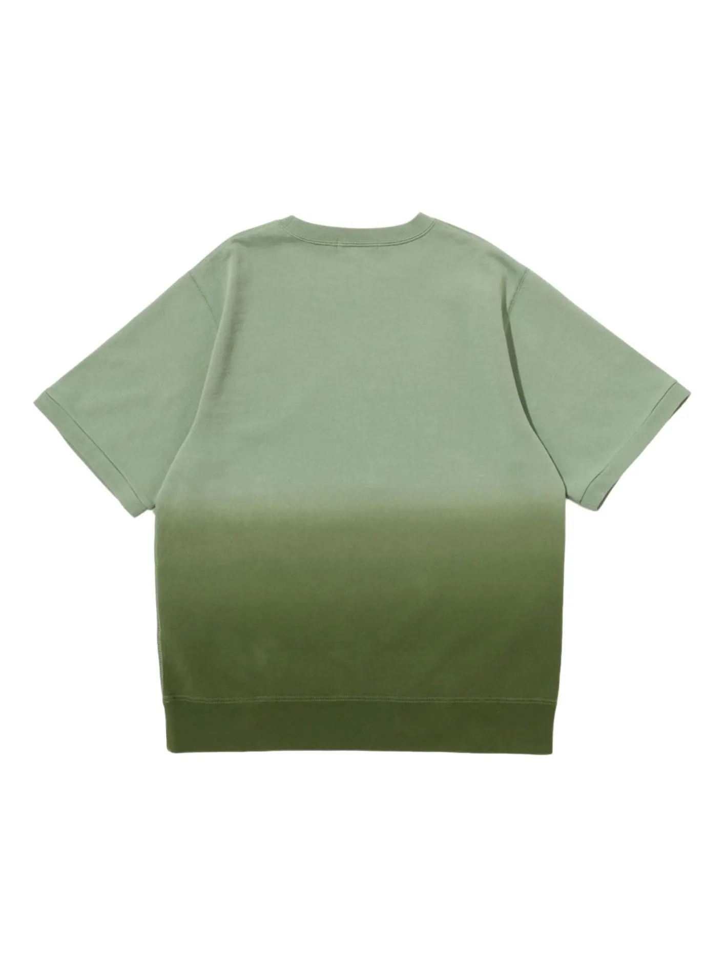 Свитшот с круглым вырезом A Bathing Ape College Gradation S/S 'Green' — изображение 2 из 2, зеленый