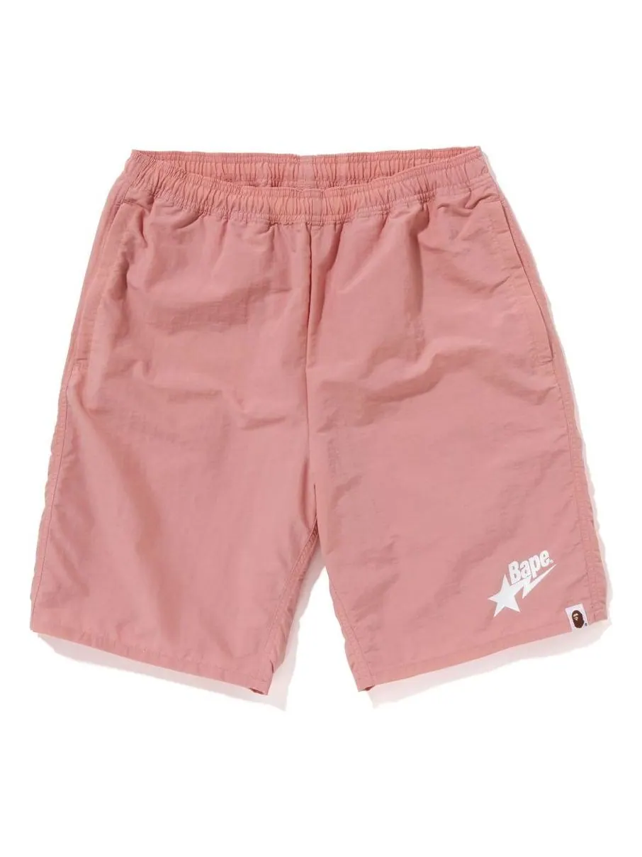 Пляжные шорты A Bathing Ape BAPE STA Logo 'Pink' — изображение 1 из 2, розовый