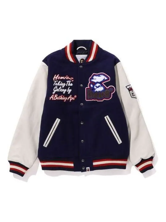A Bathing Ape Куртка-бомбер Bathing Ape Varsity Jacket — изображение 1 из 2, темно-синий