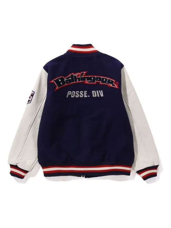A Bathing Ape Куртка-бомбер Bathing Ape Varsity Jacket — изображение 2 из 2, темно-синий
