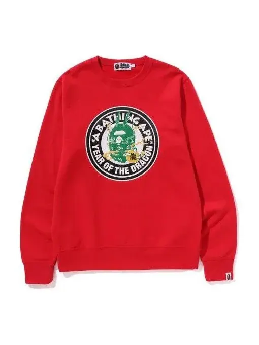Футболка "A Bathing Ape Year of Dragon Swear" 'Red' — изображение 1 из 1, красный