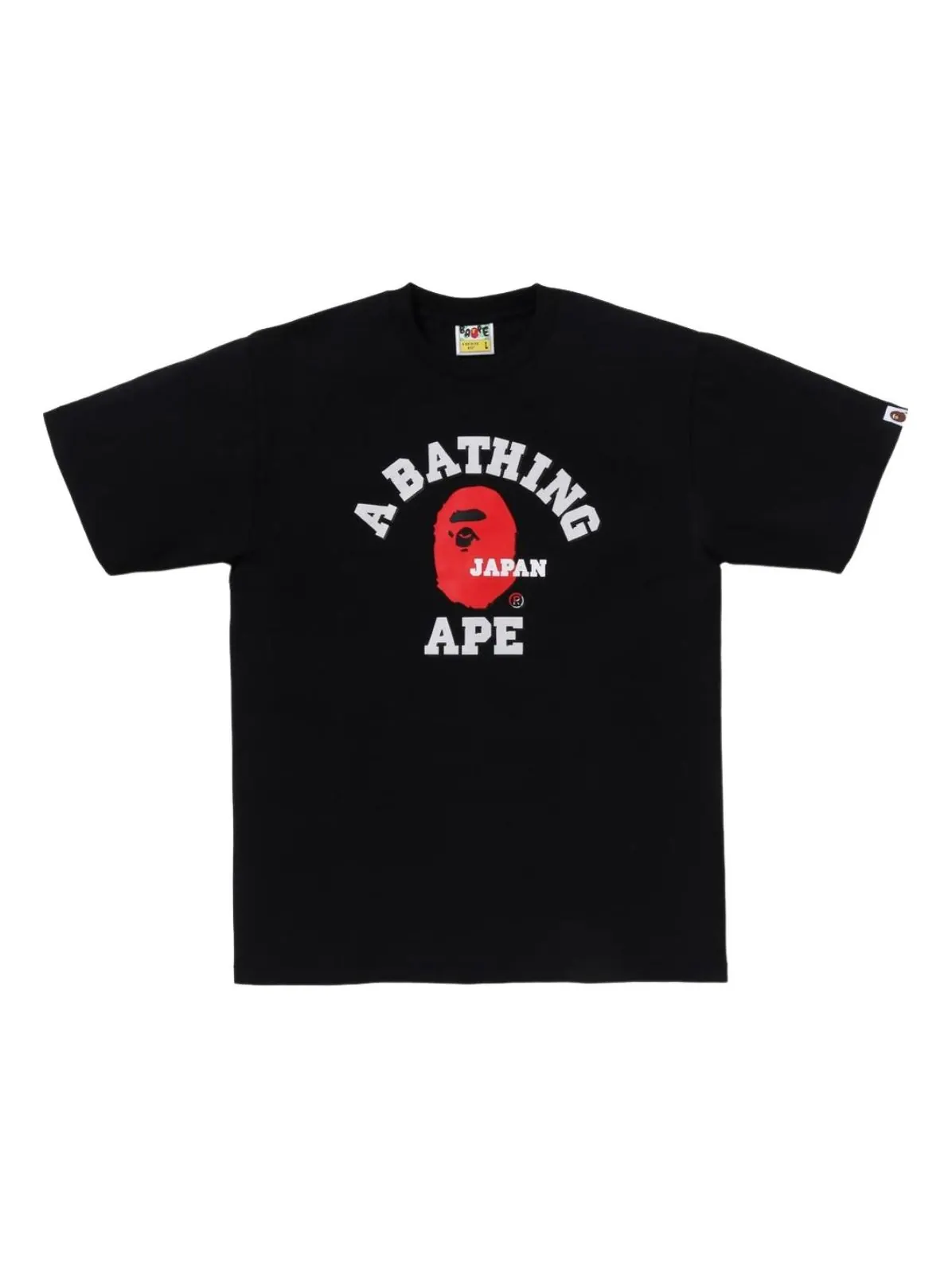 Футболка A Bathing Ape Japan College Tee — изображение 1 из 2, черный