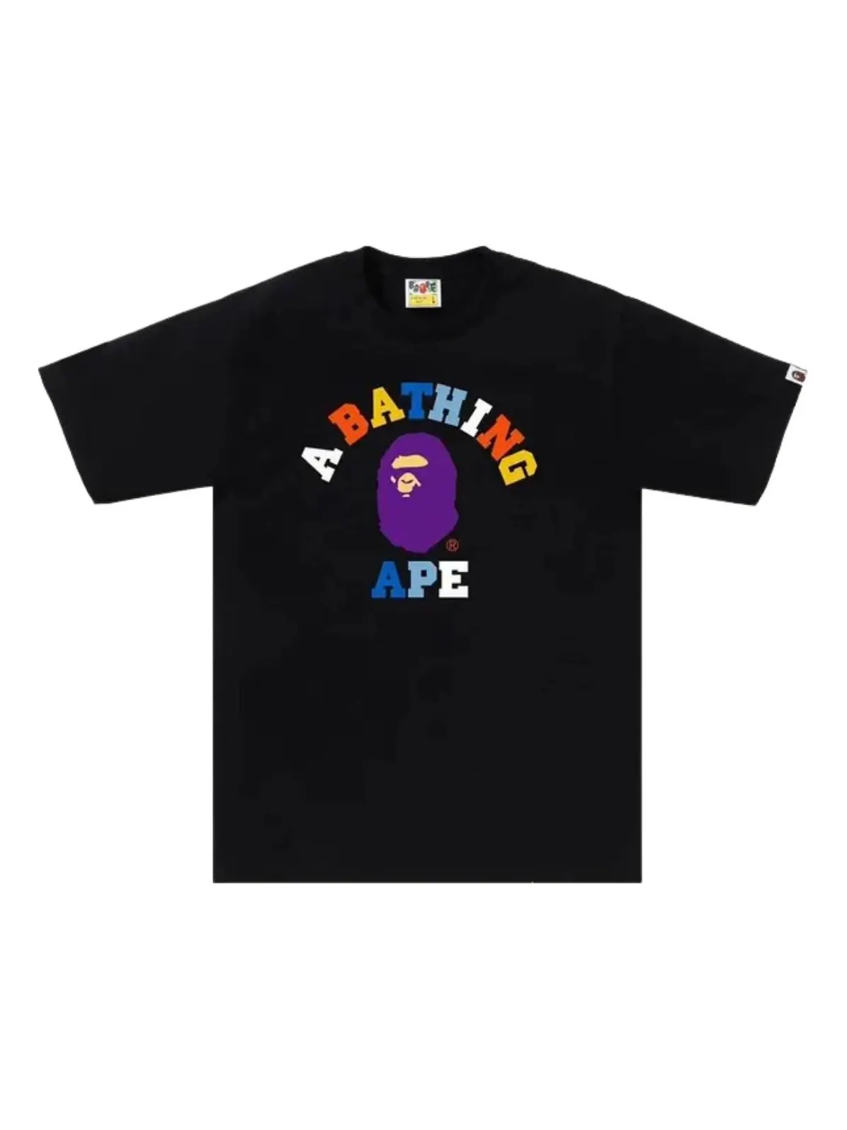 Футболка A Bathing Ape Colors College Tee — изображение 1 из 1, черный