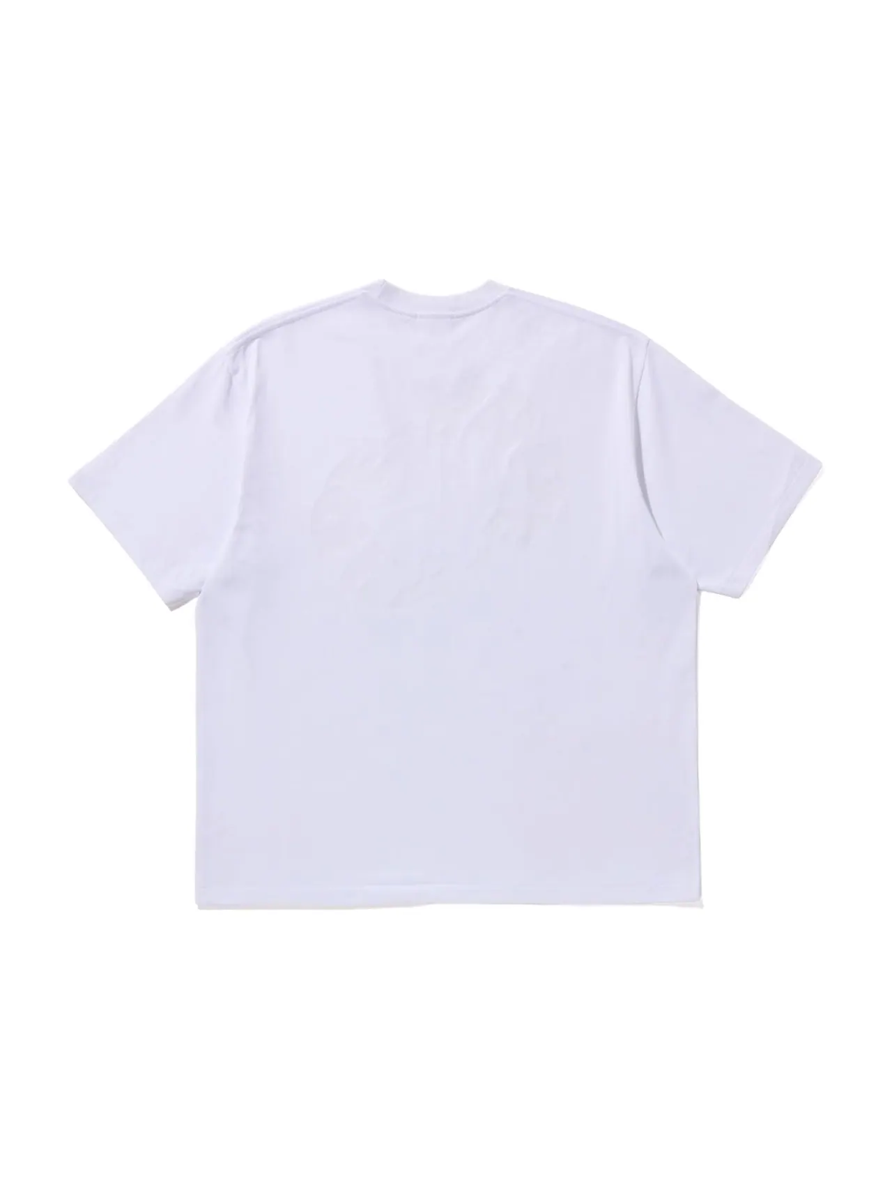 Футболка свободного кроя с принтом "Безумная акула" от A Bathing Ape — изображение 2 из 2, белый