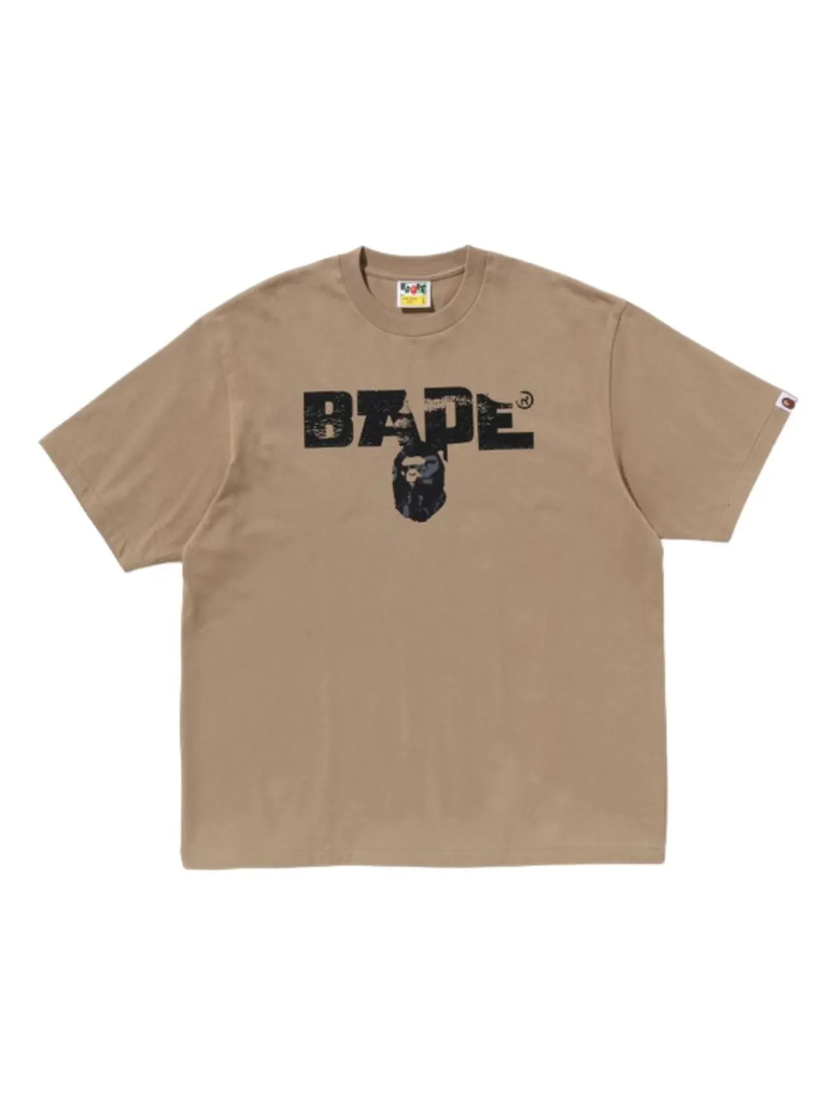 Футболка A Bathing Ape Army Relaxed Fit Tee — изображение 1 из 2, бежевый