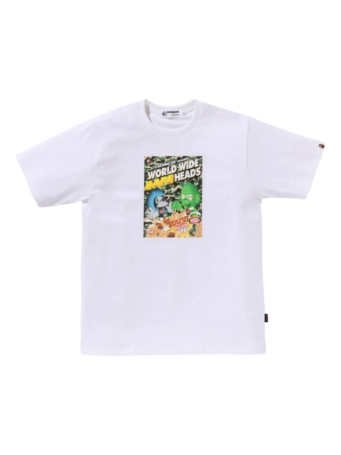 A Bathing Ape Футболка-флаер Bathing Ape Heads — изображение 1 из 2, белый