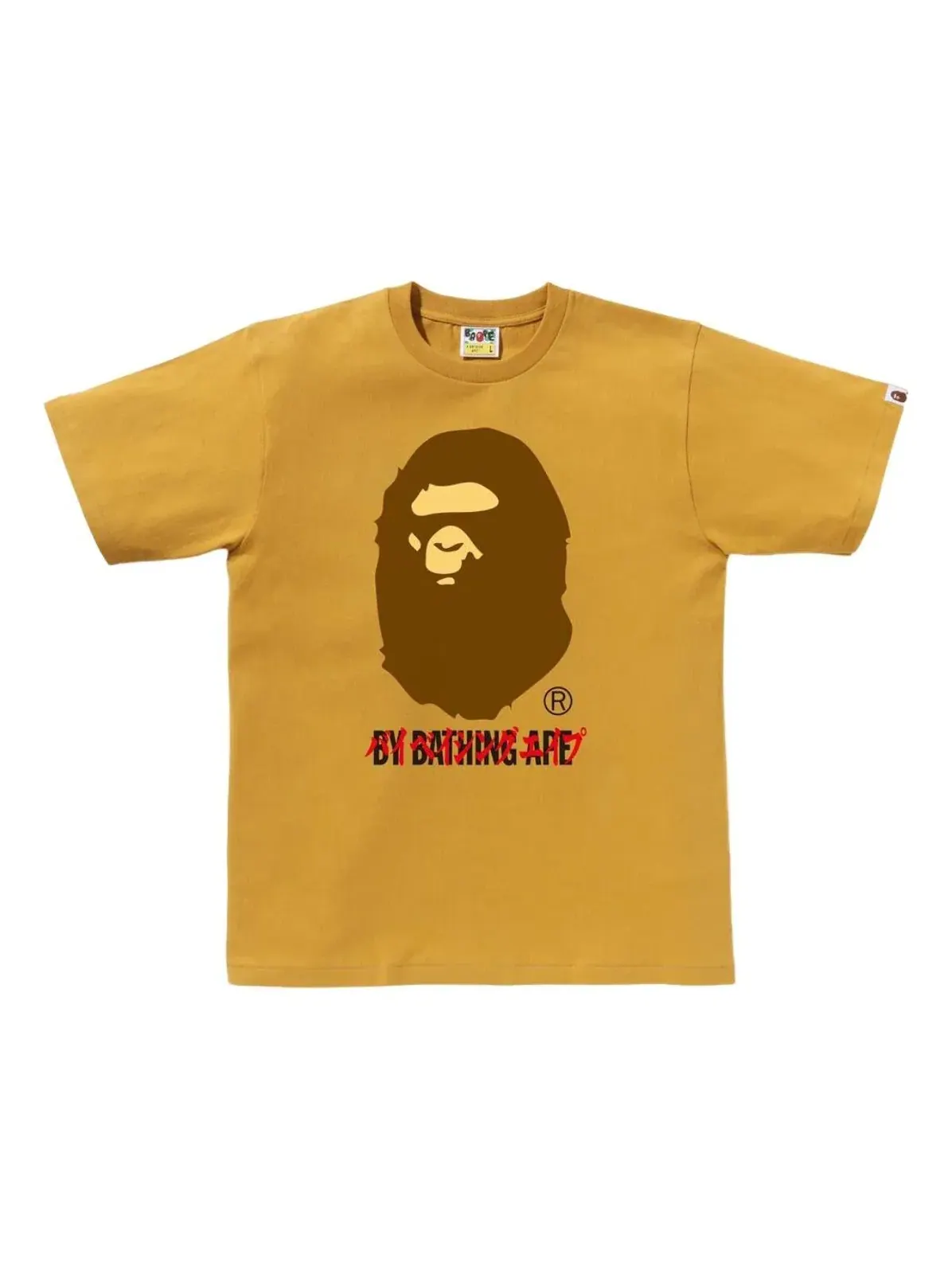 Футболка A Bathing Ape Katakana от A Bathing Ape Tee — изображение 1 из 2, желтый