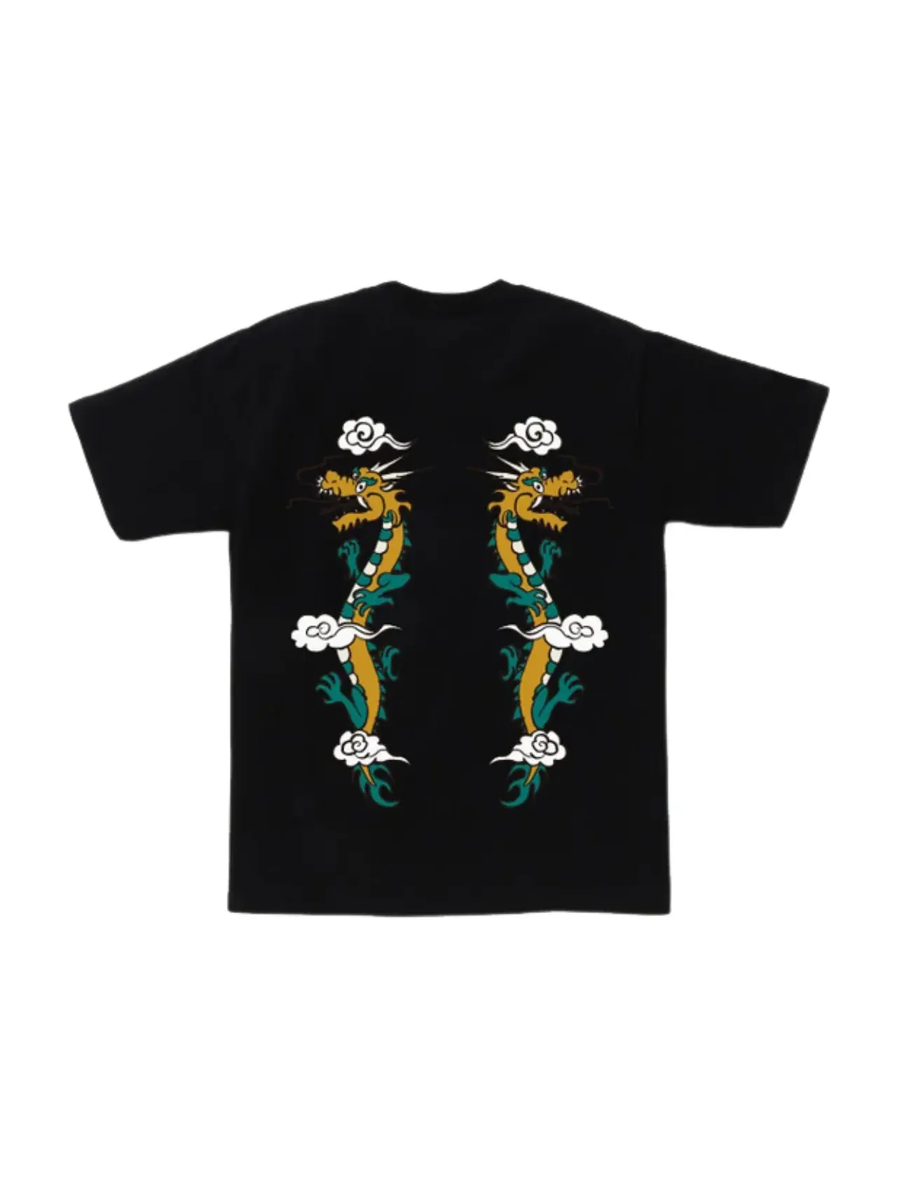 Сувенирная футболка с изображением дракона от A Bathing Ape — изображение 2 из 2, черный
