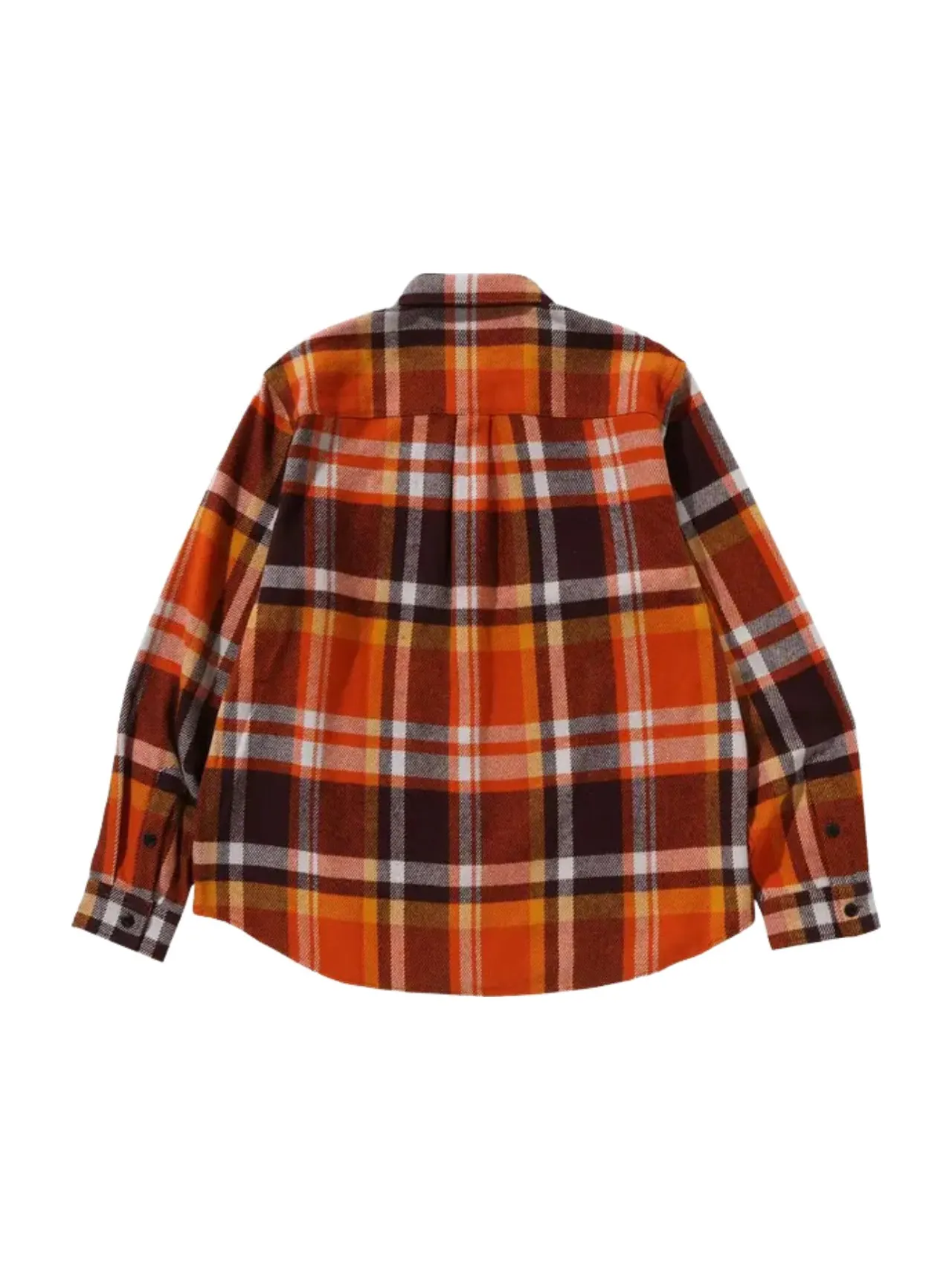 Рубашка A Bathing Ape Check Relaxed Fit — изображение 2 из 2, оранжевый