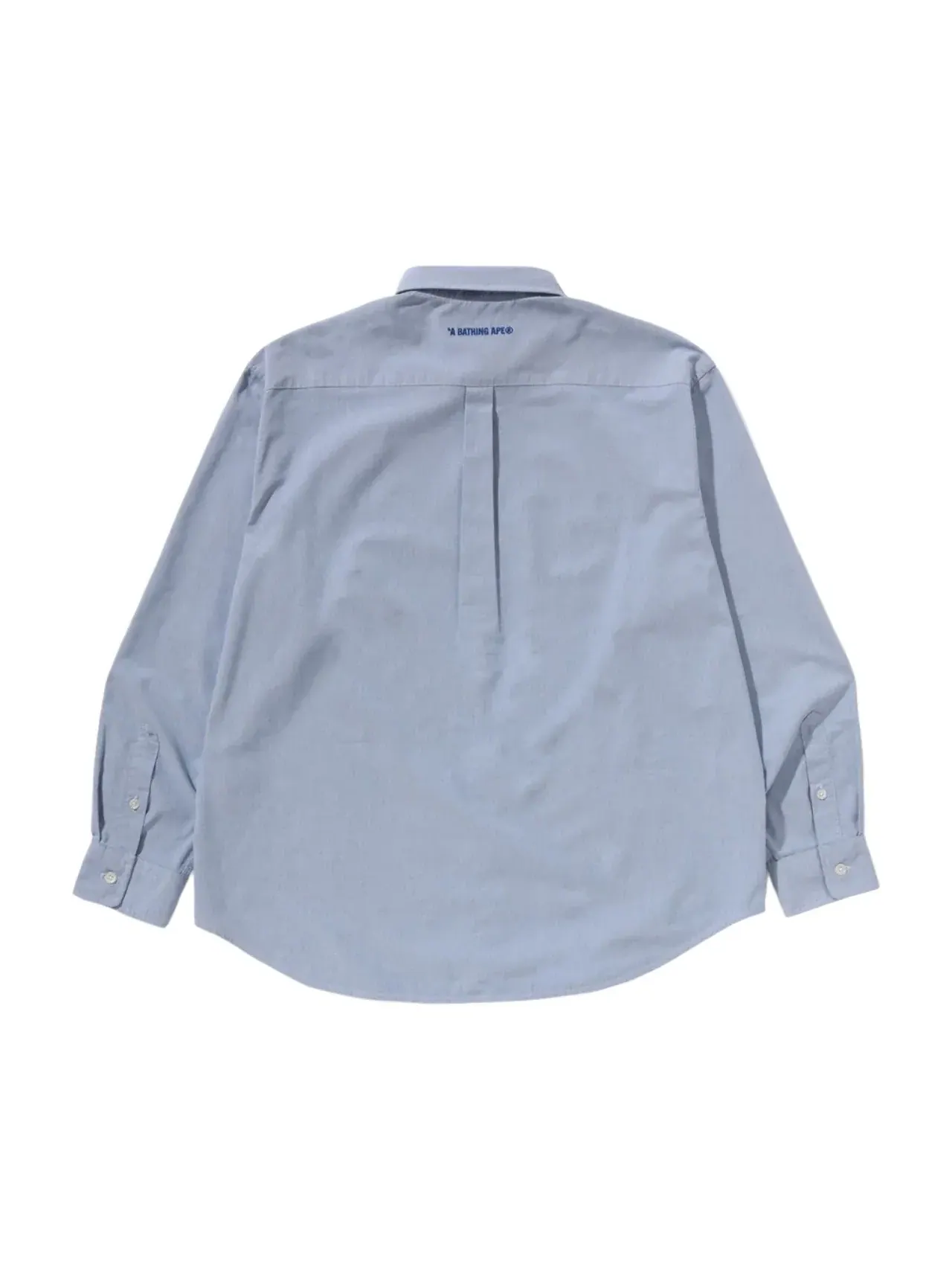 Футболка с длинными рукавами A Bathing Ape One Point Oxford 'Blue' 1K80-131-306-BLUE — изображение 2 из 2, синий