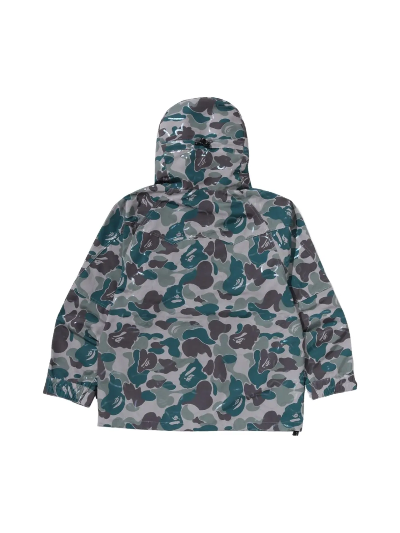 Сноубордическая куртка A Bathing Ape с ламинированным камуфляжным рисунком — изображение 2 из 2, бежевый