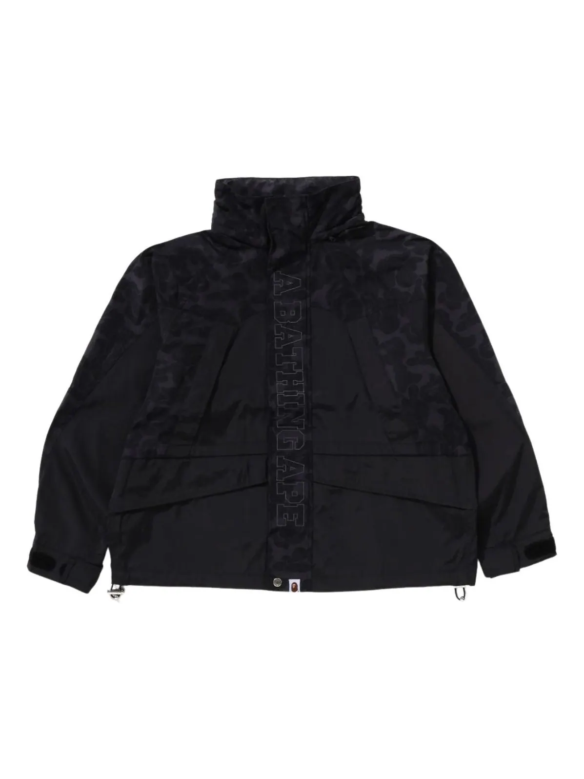 Куртка для сноуборда A Bathing Ape Camo Panel 'Black' — изображение 1 из 3, черный