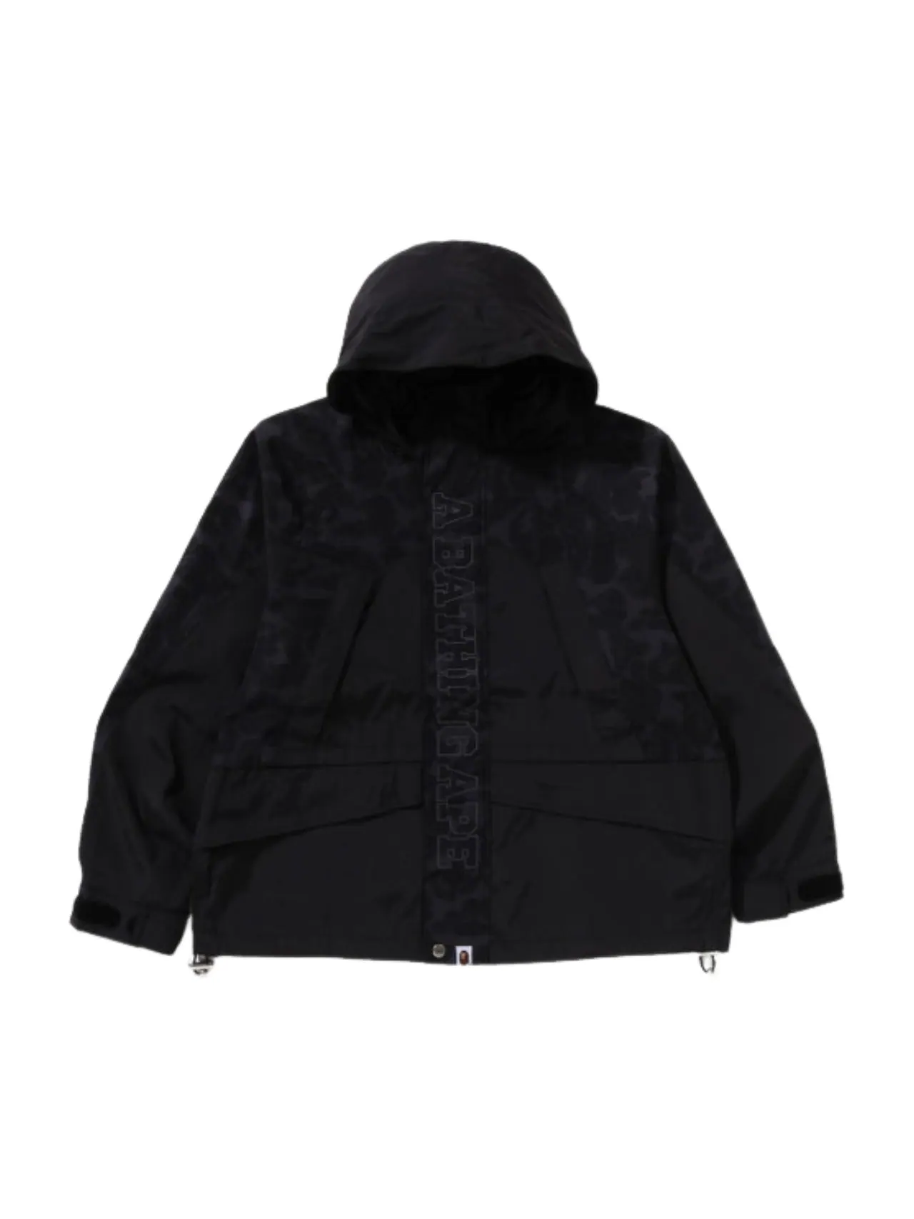 Куртка для сноуборда A Bathing Ape Camo Panel 'Black' — изображение 2 из 3, черный