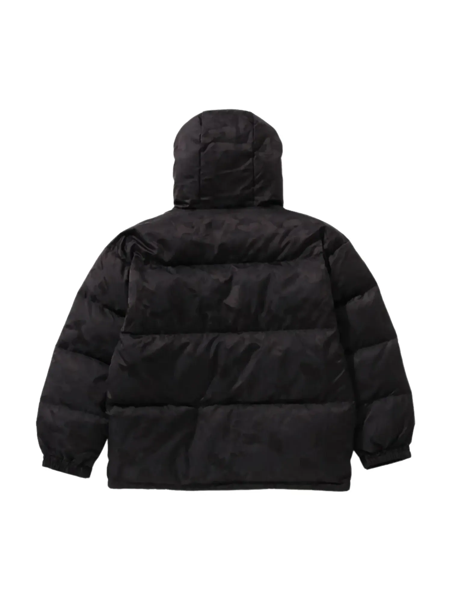 Куртка A Bathing Ape Solid Camo Jacquard Jacket 'Black' — изображение 3 из 4, черный