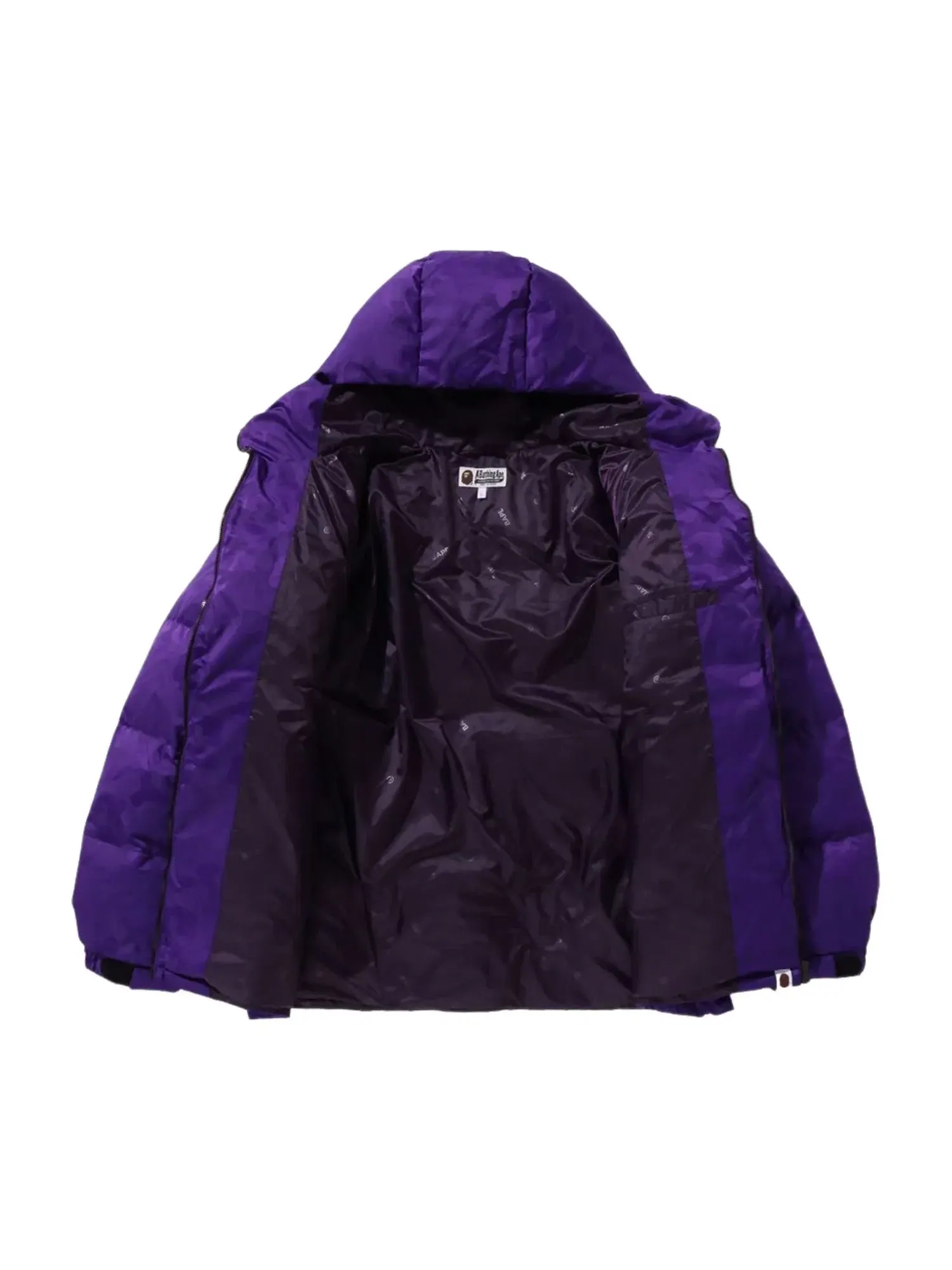 Куртка A Bathing Ape Solid Camo Jacquard Jacket 'Purple' 1K80-144-001-PUR — изображение 3 из 5, фиолетовый