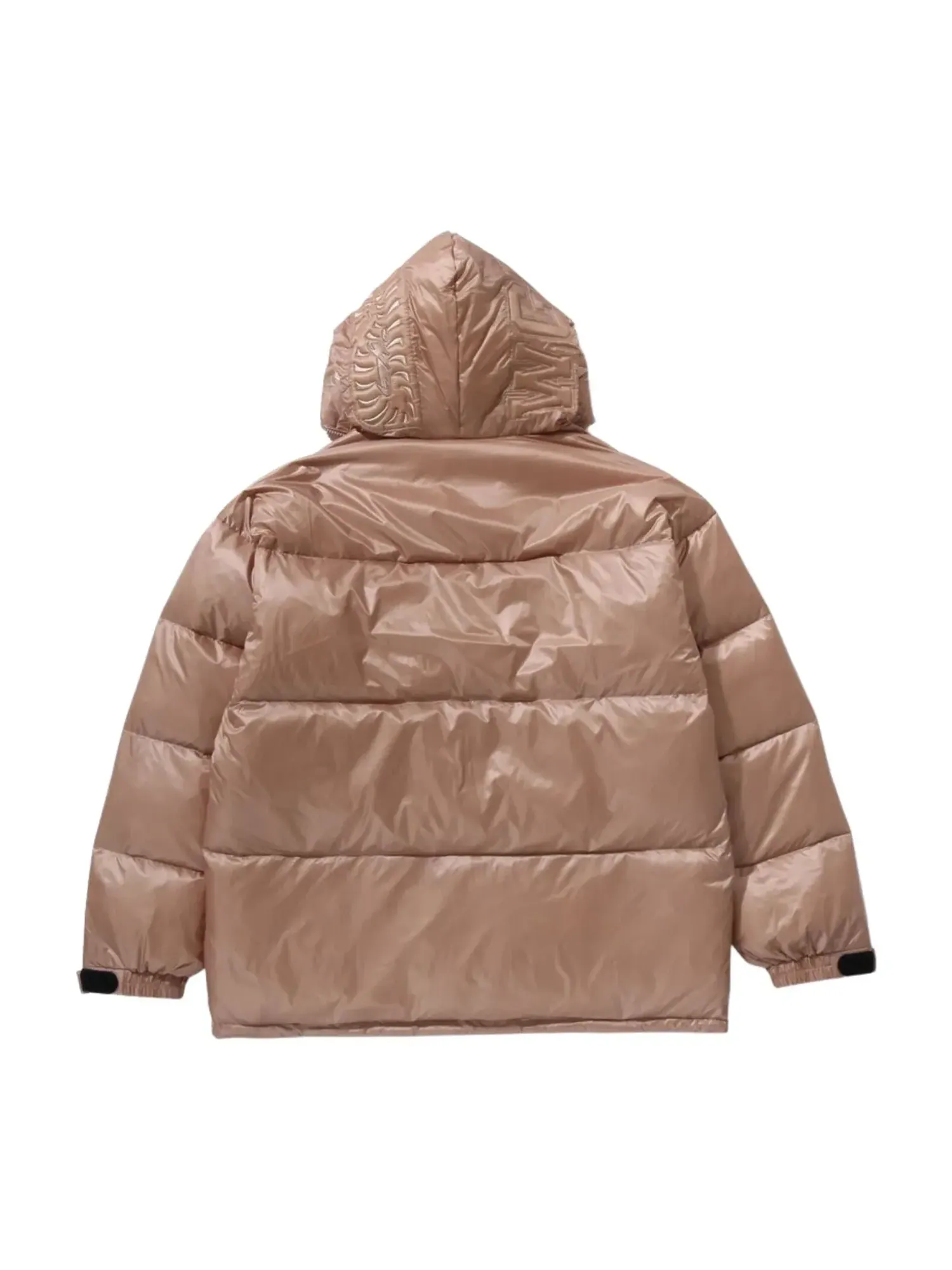 Пуховая куртка A Bathing Ape Shark свободного кроя — изображение 3 из 4, бежевый