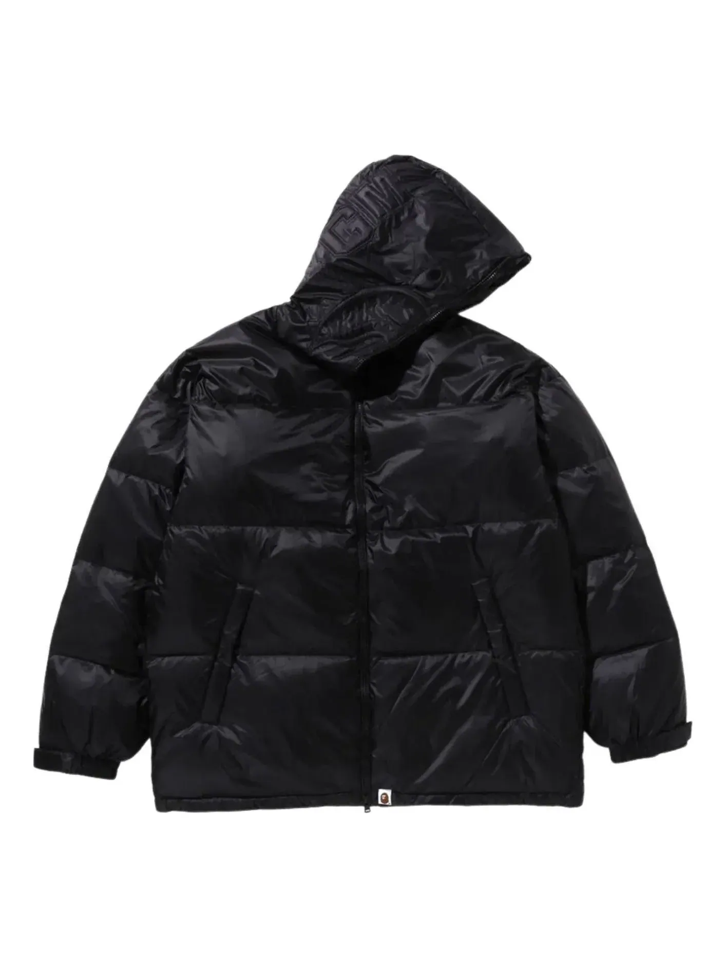 Пуховая куртка A Bathing Ape Shark свободного кроя — изображение 1 из 4, черный