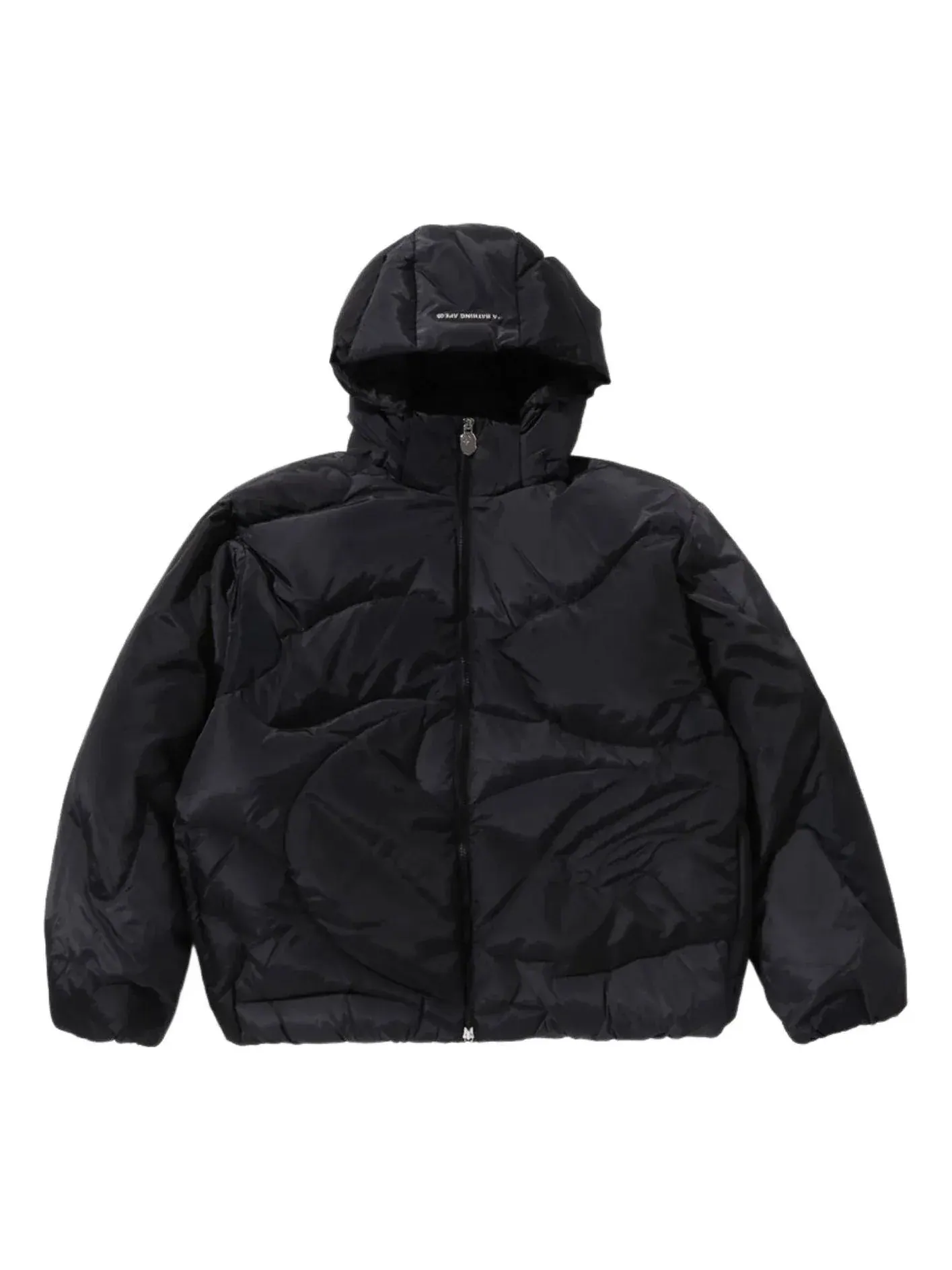 Пуховая куртка A Bathing Ape 1st Camo из нейлона — изображение 1 из 5, черный
