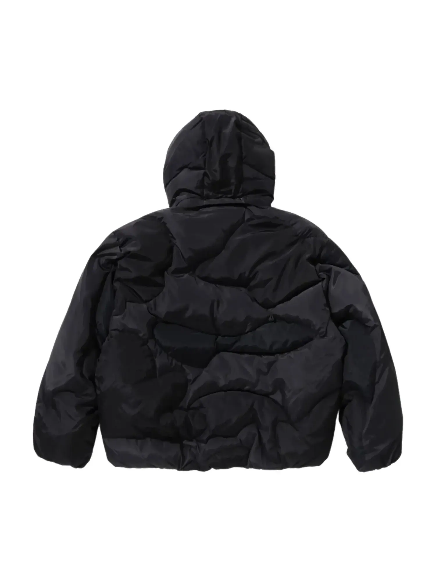 Пуховая куртка A Bathing Ape 1st Camo из нейлона — изображение 4 из 5, черный