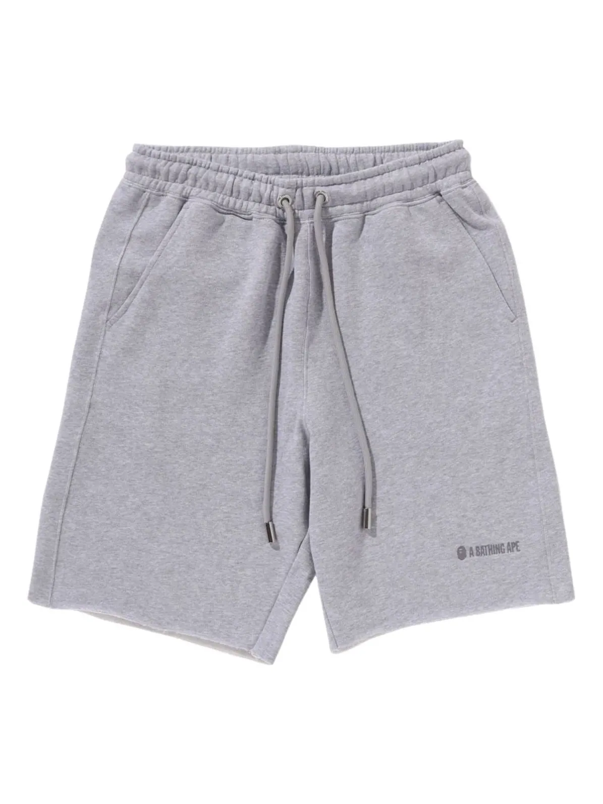 Спортивные шорты A Bathing Ape Raw Edge Loose Fit 'Gray' — изображение 1 из 2, серый