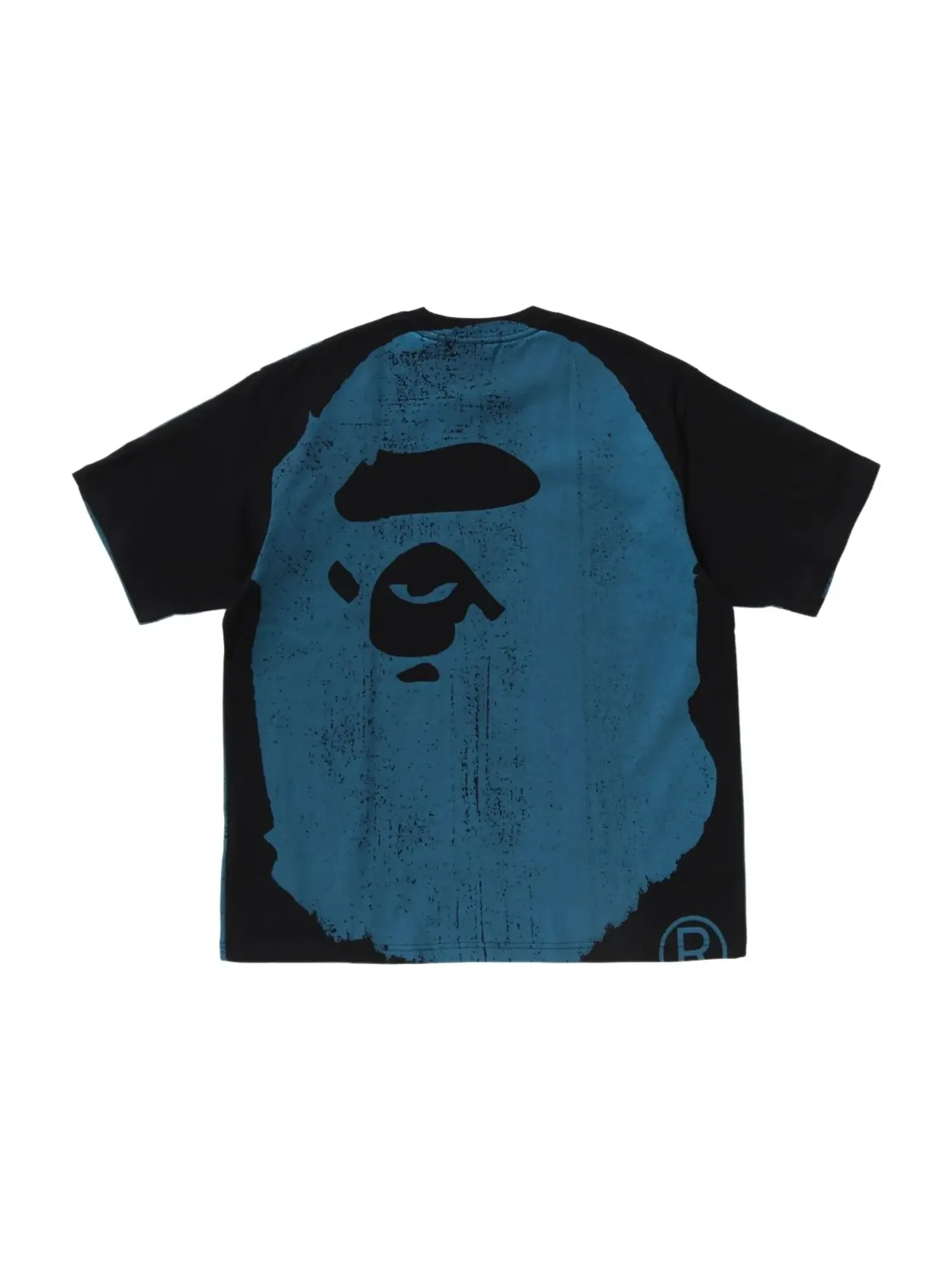 Футболка A Bathing Ape с принтом воды, свободного кроя — изображение 2 из 2, черный