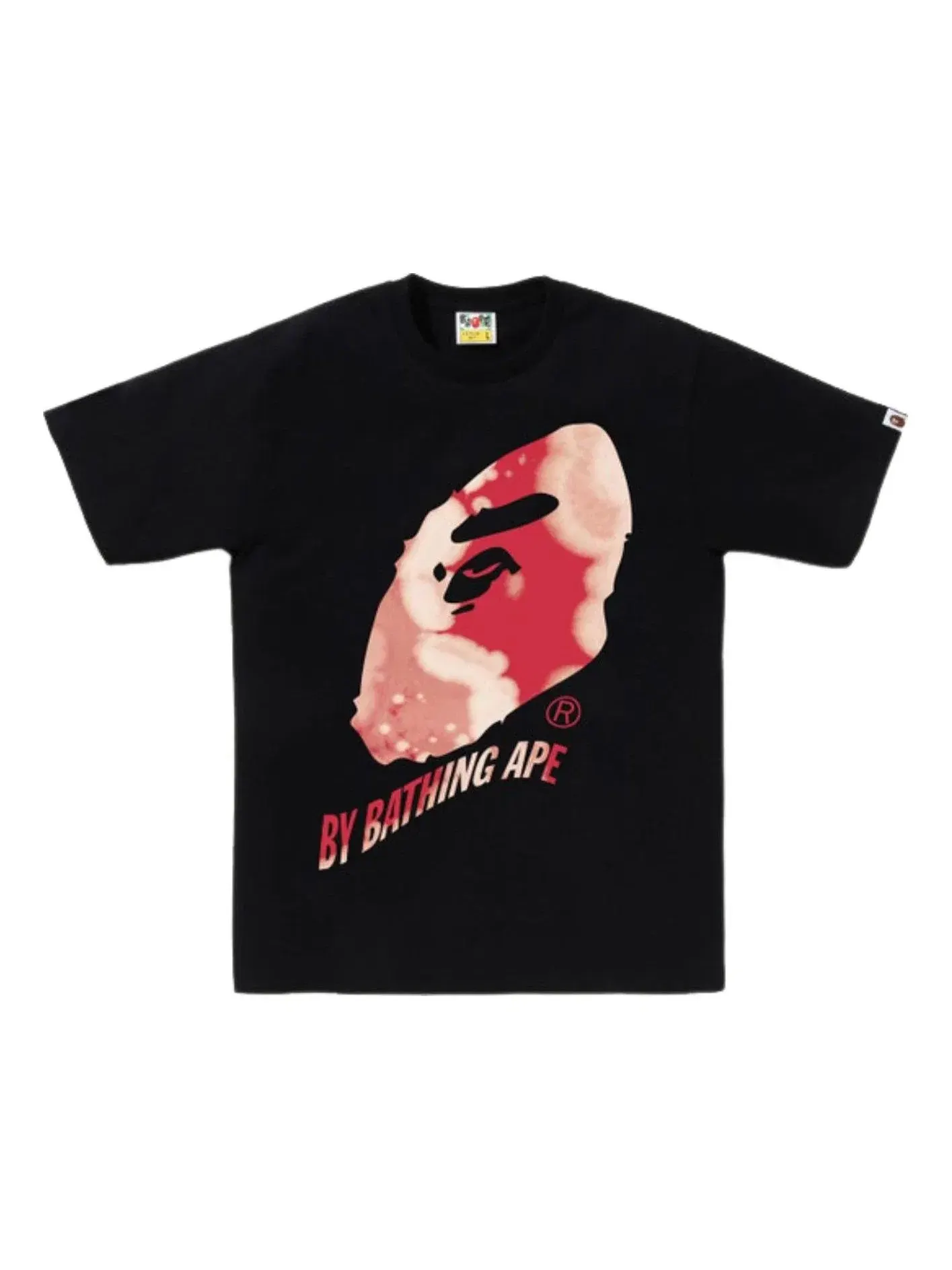 Мужская футболка с принтом A Bathing Ape Tie Dye Twist — изображение 1 из 1, черный