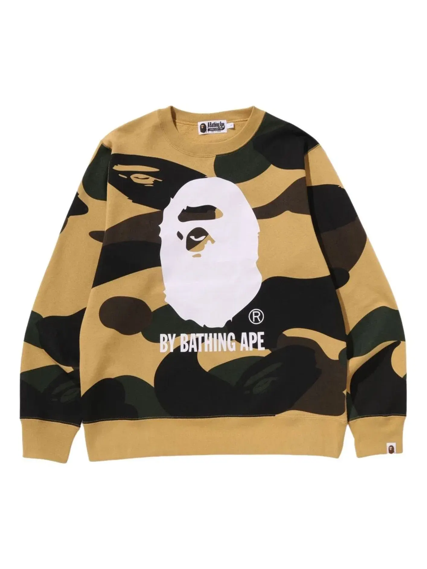 Мужская футболка с принтом Giant 1st Camo By Bathing Ape A Bathing Ape — изображение 1 из 2, желтый