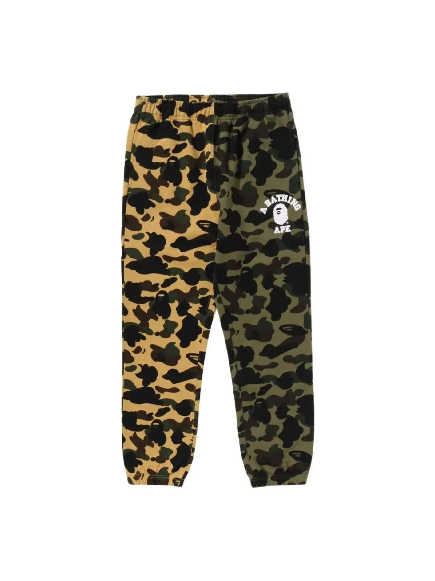 Мужские брюки свободного кроя с камуфляжным принтом A Bathing Ape 1st Camo Separate Regular Fit Sweat Pants, мульти