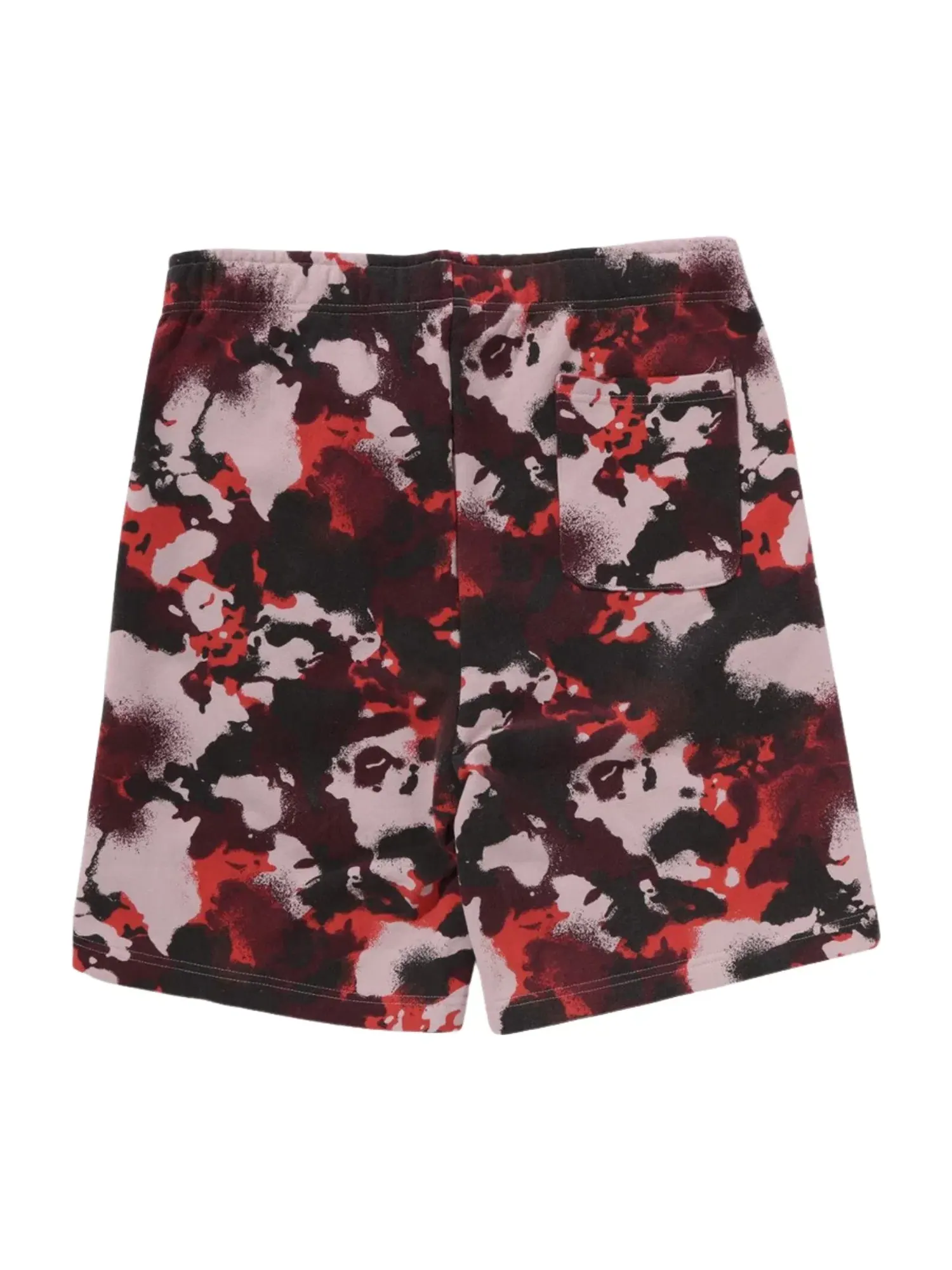 Мужские шорты с принтом Map Camo модель Shark Regular Fit A Bathing Ape — изображение 2 из 2, красный
